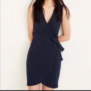 Madewell Texture & Thread Sleeveless Navy Dress | XXL